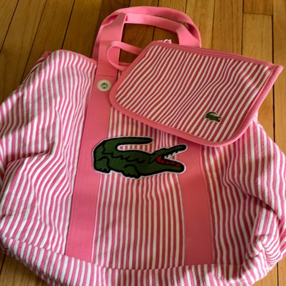 Lacoste Handbags - NWT Lacoste beach bag